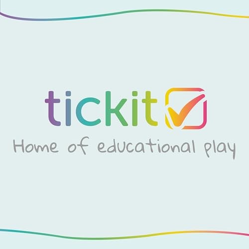TickiT Rainbow Wooden Lacing Shapes
