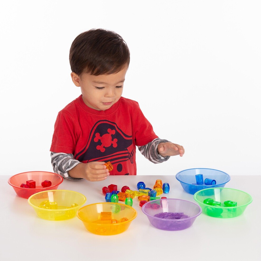 Bols de tri de couleurs translucides - Tickit