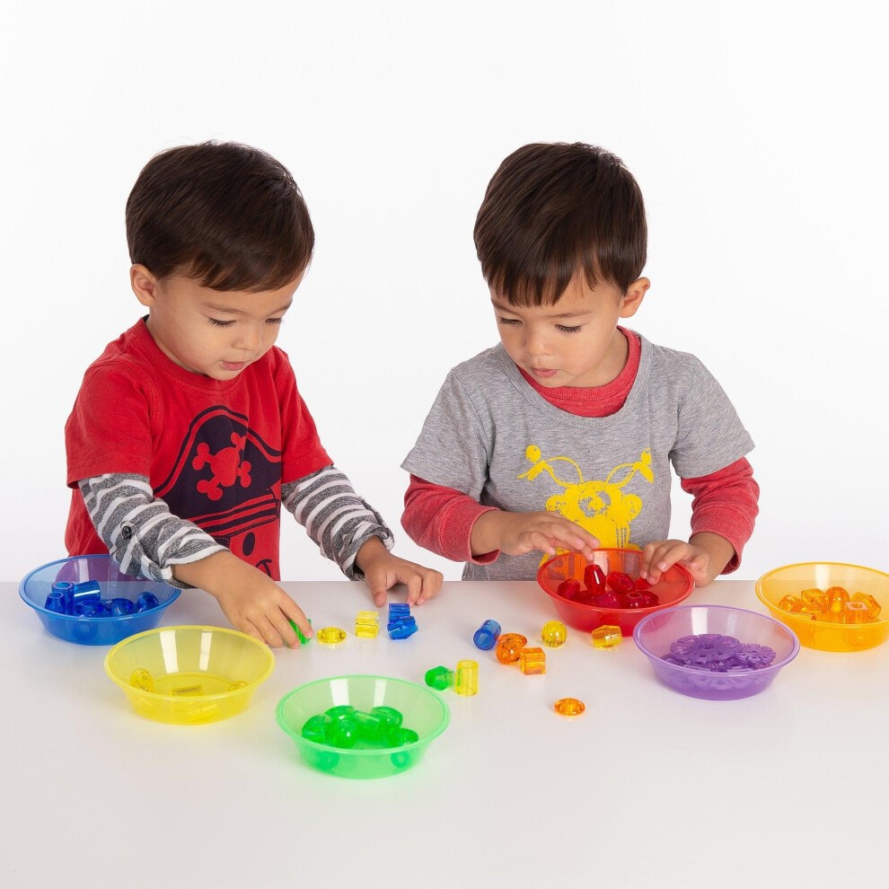 Bols de tri de couleurs translucides - Tickit