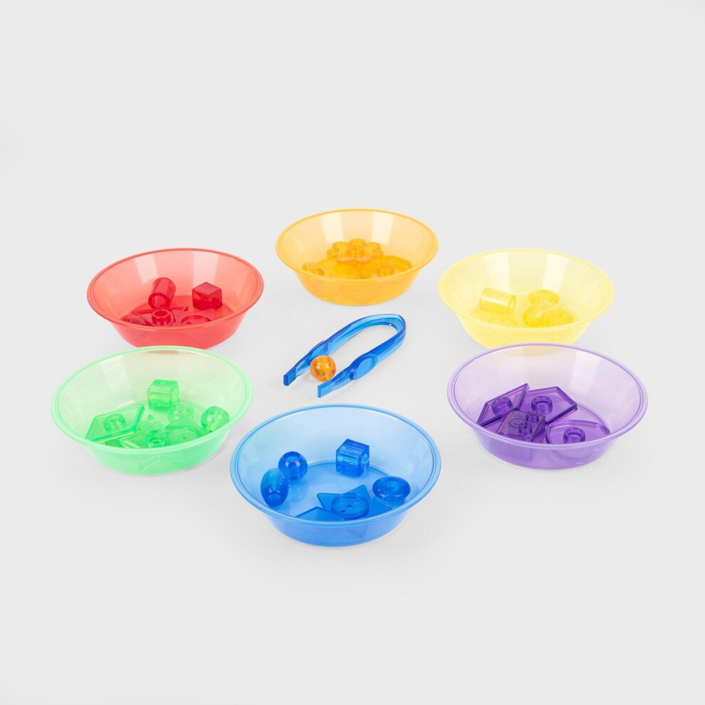 Bols de tri de couleurs translucides - Tickit