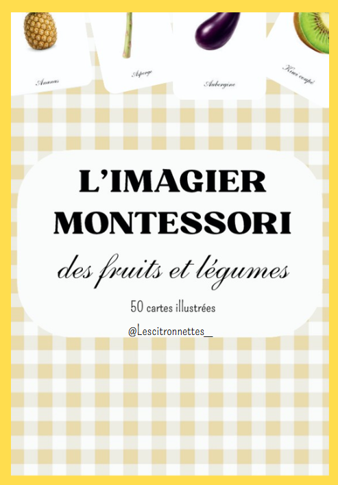 Imagiers - Fruits/légumes (50 cartes)