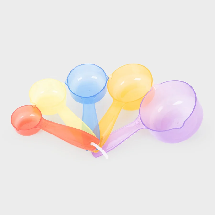 Coupes à mesurer de couleur translucide - Pack de 5 - Tickit