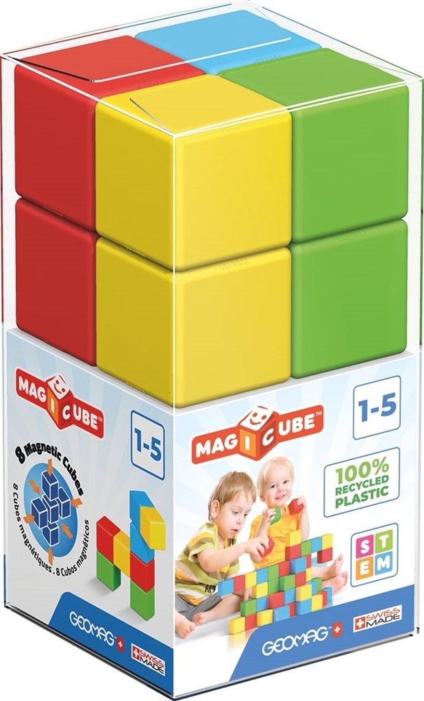 8 cubes magnétiques - Geomag