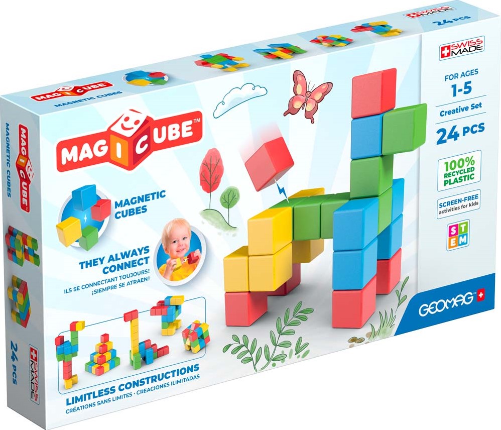 Cubes aimantés - set 24 pièces - Magicube